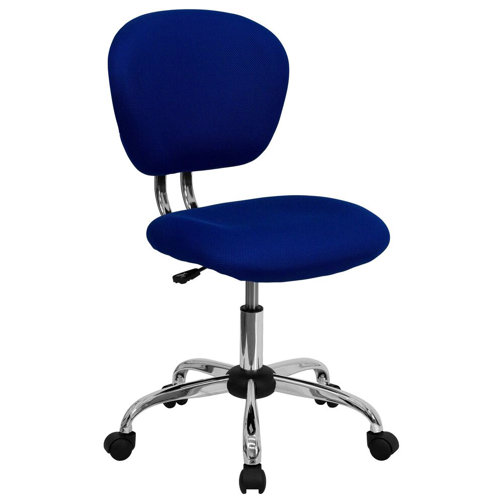 Flash Furniture Swivel Task Chair in Blue, , large