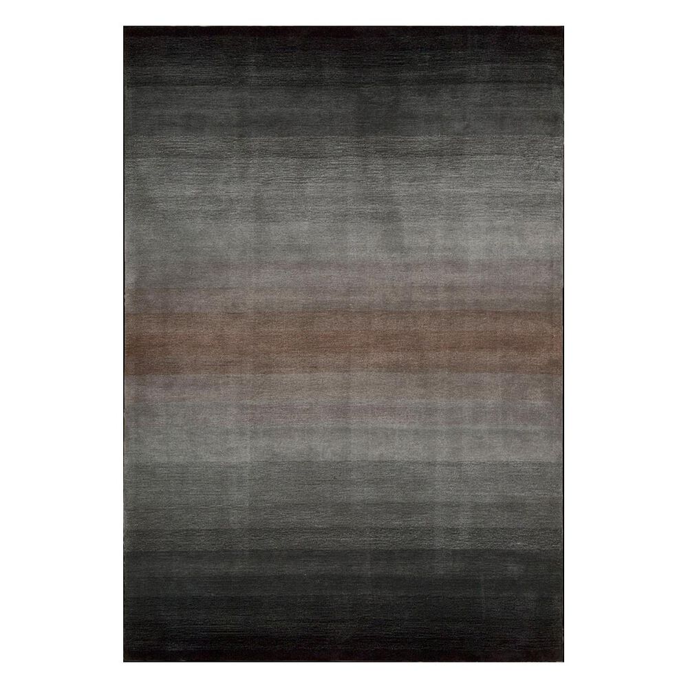 Nourison Contour CON08 3'6" x 5'6" Grey Area Rug, , large