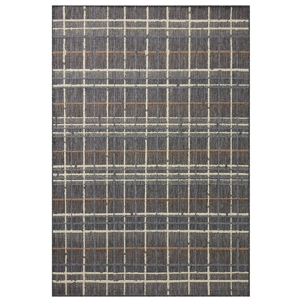 Loloi II Rainier 2"2" x 3"9" Charcoal and Multicolor Area Rug, , large