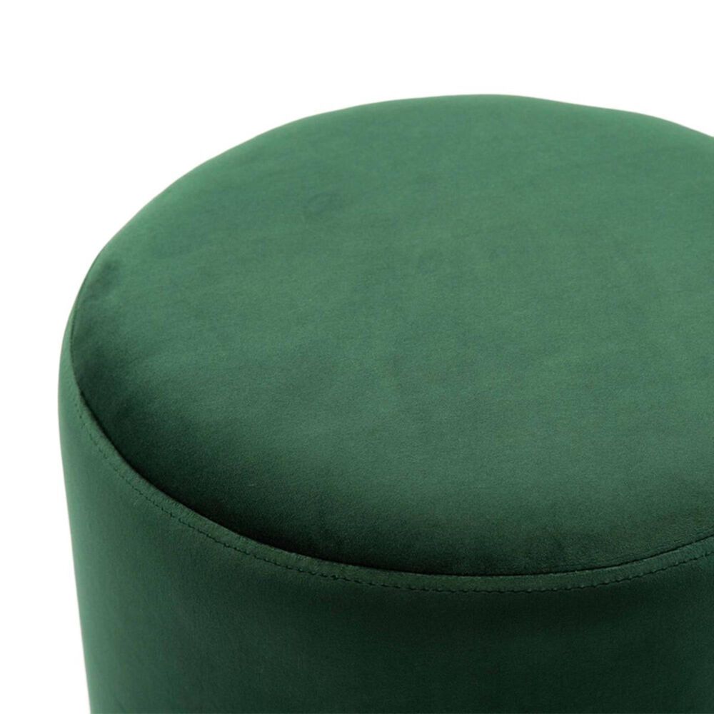 Tov Furniture Pri Ottoman in Forest Green, , large