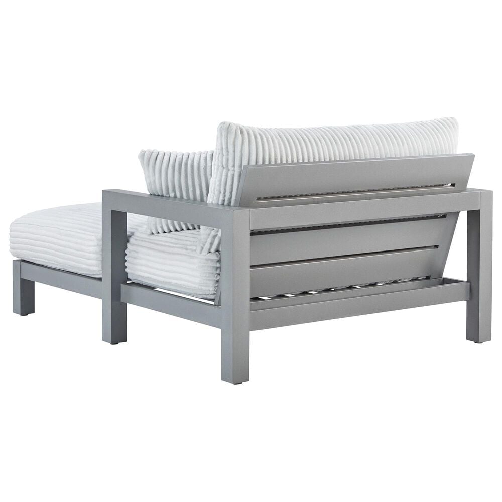 Ashley Moonlight View Outdoor Chaise Lounge in Gray, , large