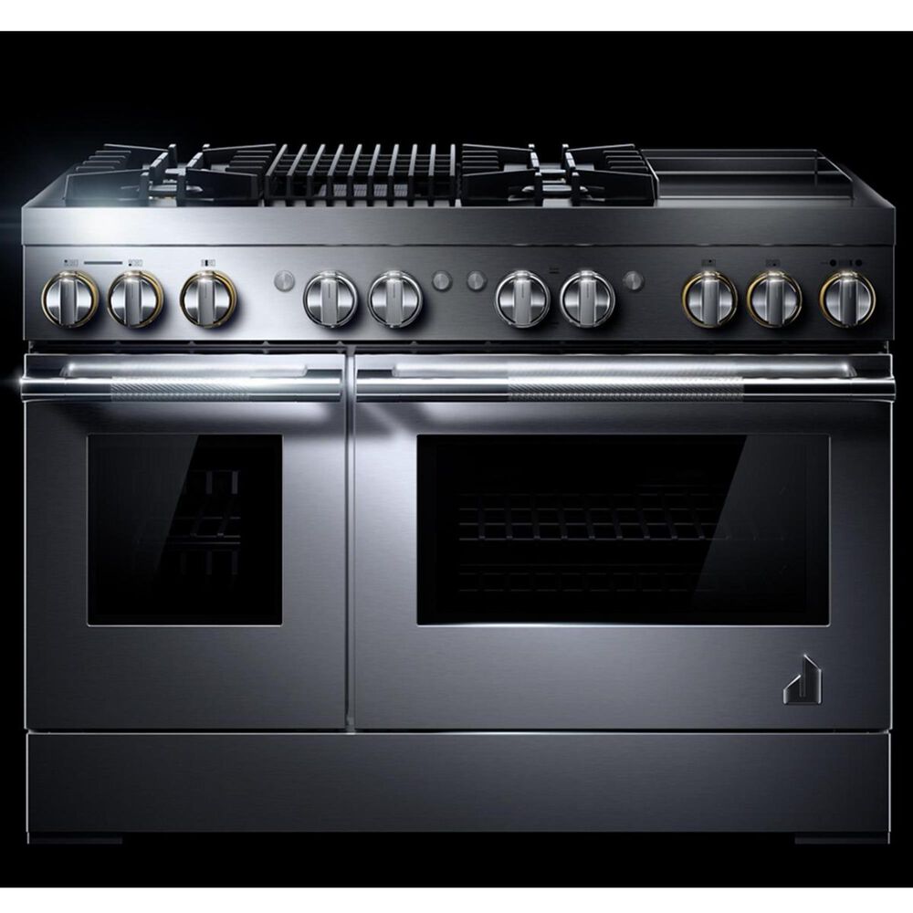 JennAir Rise 48" DualFuel Professional Range in Stainless Steel Nebraska Furniture Mart