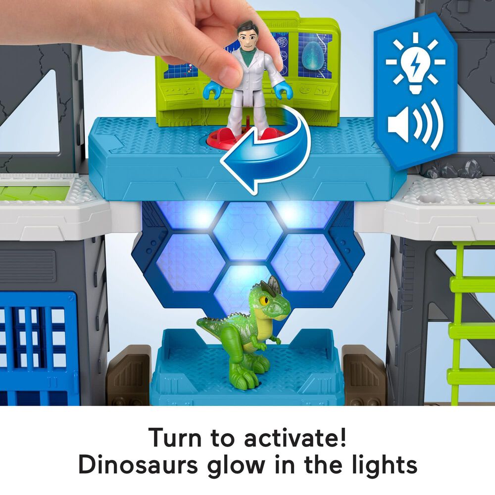 Fisher Price Scan and Glow Dino Toy Set in Multicolor, , large