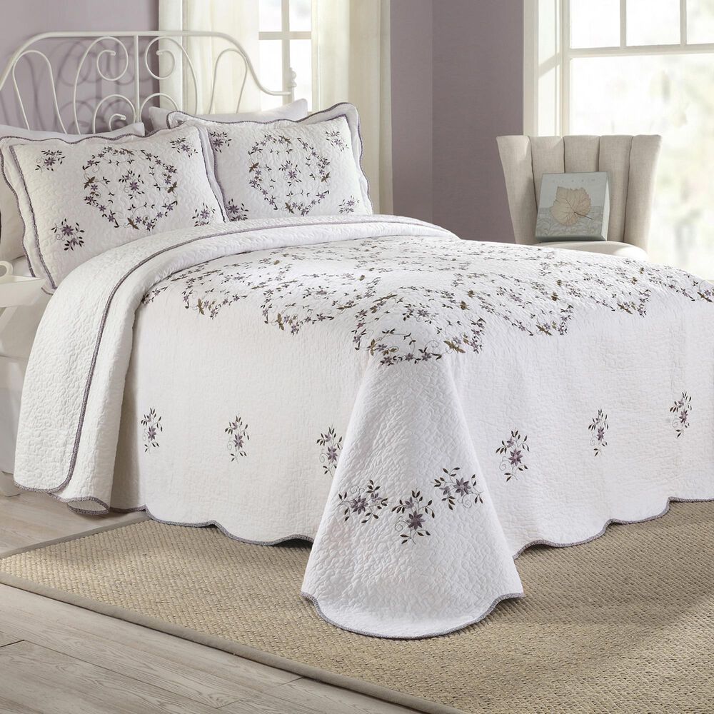 Peking Handicraft Gwen Queen Bedspread, , large