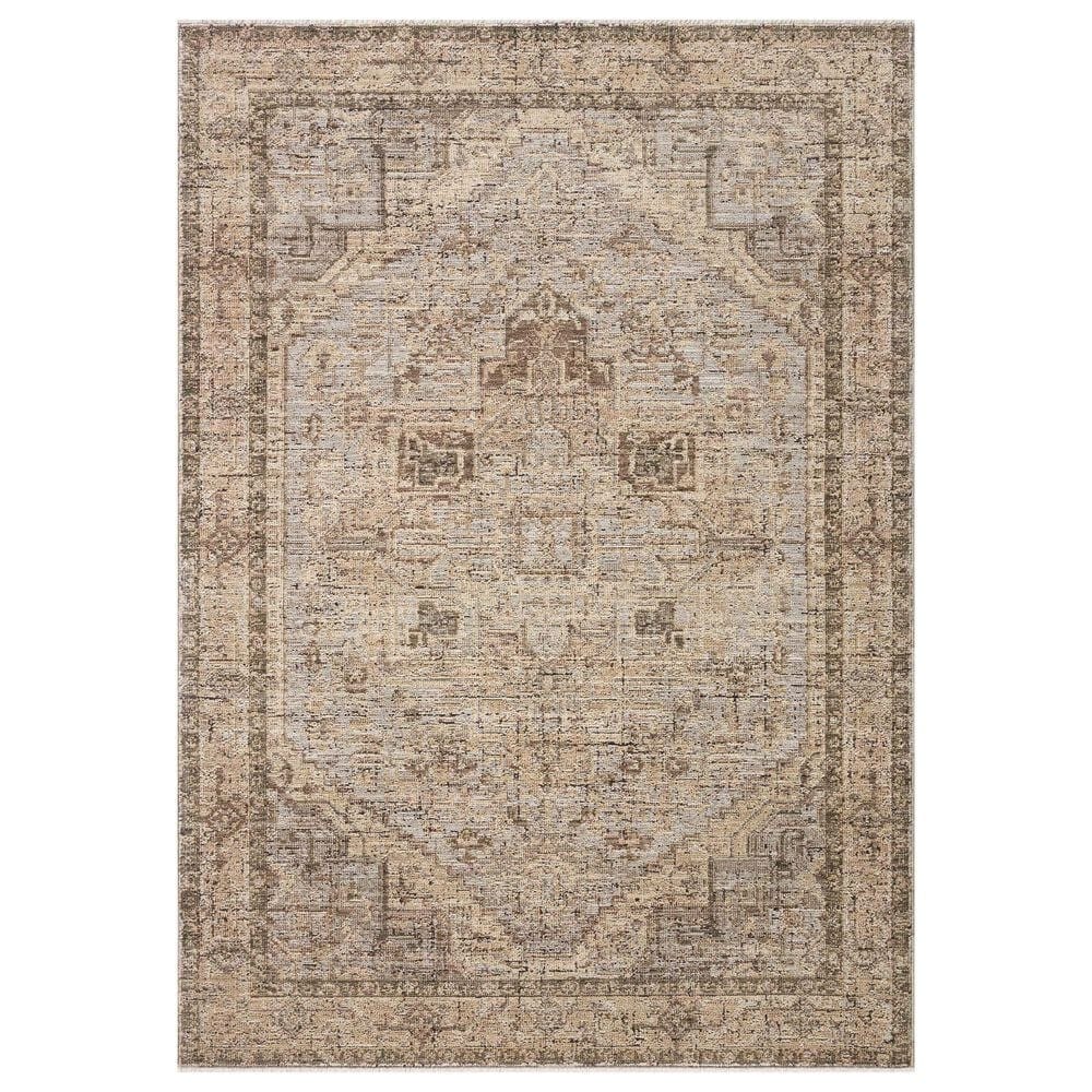 Loloi Priscilla Beige and Earth 2"6" x 7"6" Runner, , large