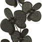 Maple and Jade 36" x 14" Contemporary Flowers Wall Decor in Black (Set of 2), , large