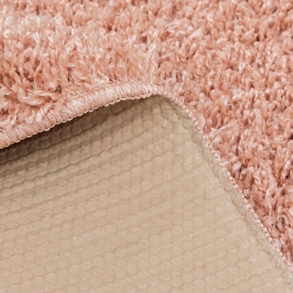 Central Oriental Geneva Shag 5&#39; x 7&#39; Blush Area Rug, , large