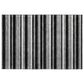 Dalyn Rug Company Soft Essentials Striped Black 2"6" x 3"10" Indoor/Outdoor Area Rug, , large