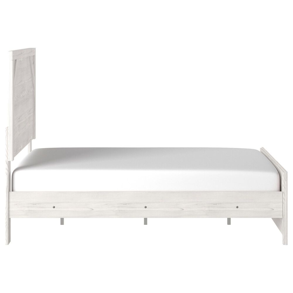 Ashley Gerridan 4 Piece Full Bedroom Set in White and Gray, , large