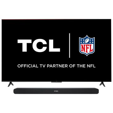 TCL 75" Class 4-Series 4K LED UHD HDR - Smart Roku TV with Alto 8 2.1 Channel Soundbar, , large
