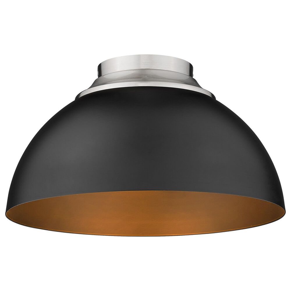 Golden Lighting Zoey Flush Mount in Black, , large