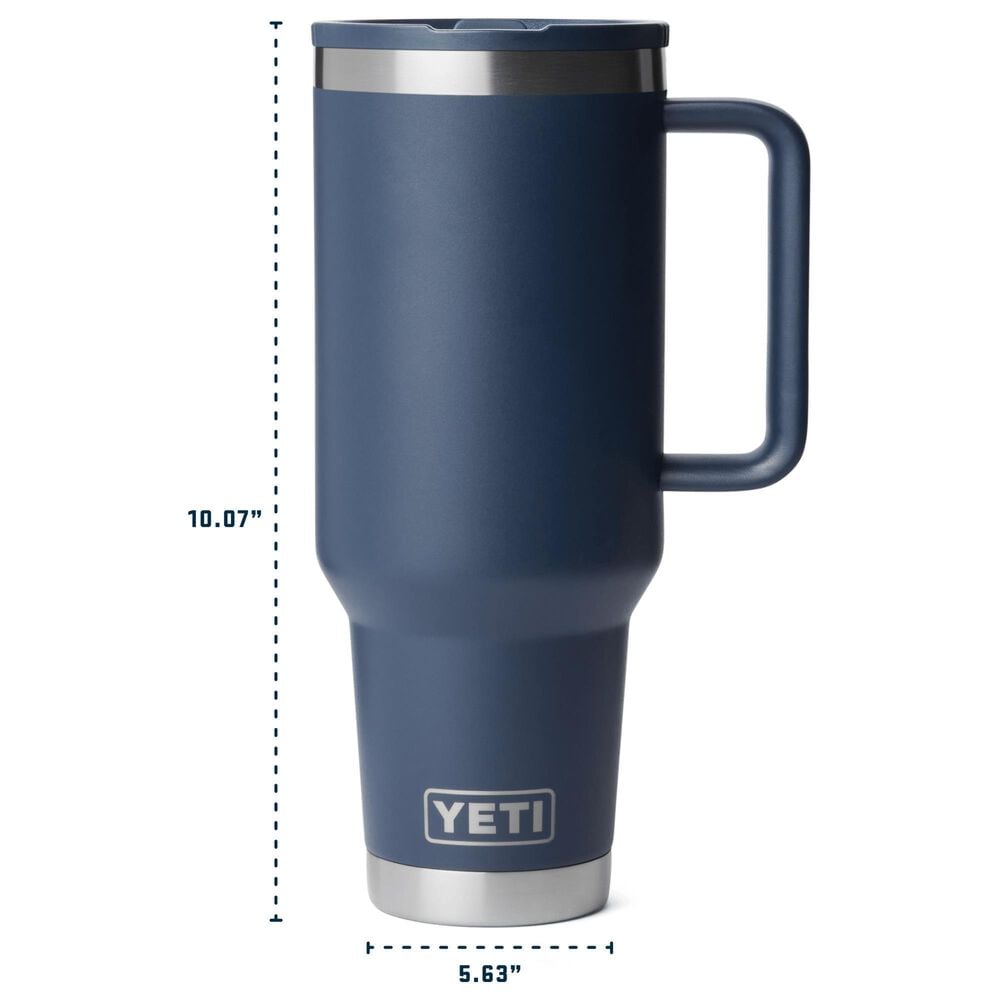 YETI Rambler 40 Oz Travel Straw Mug with Color-Matched Straw Lid in Royal Blue, , large