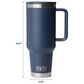 YETI Rambler 40 Oz Travel Straw Mug with Color-Matched Straw Lid in Royal Blue, , large