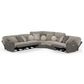 Catnapper Rendezvous 5-Piece Power Reclining Symmetrical Sectional in Slate and Fawn, , large