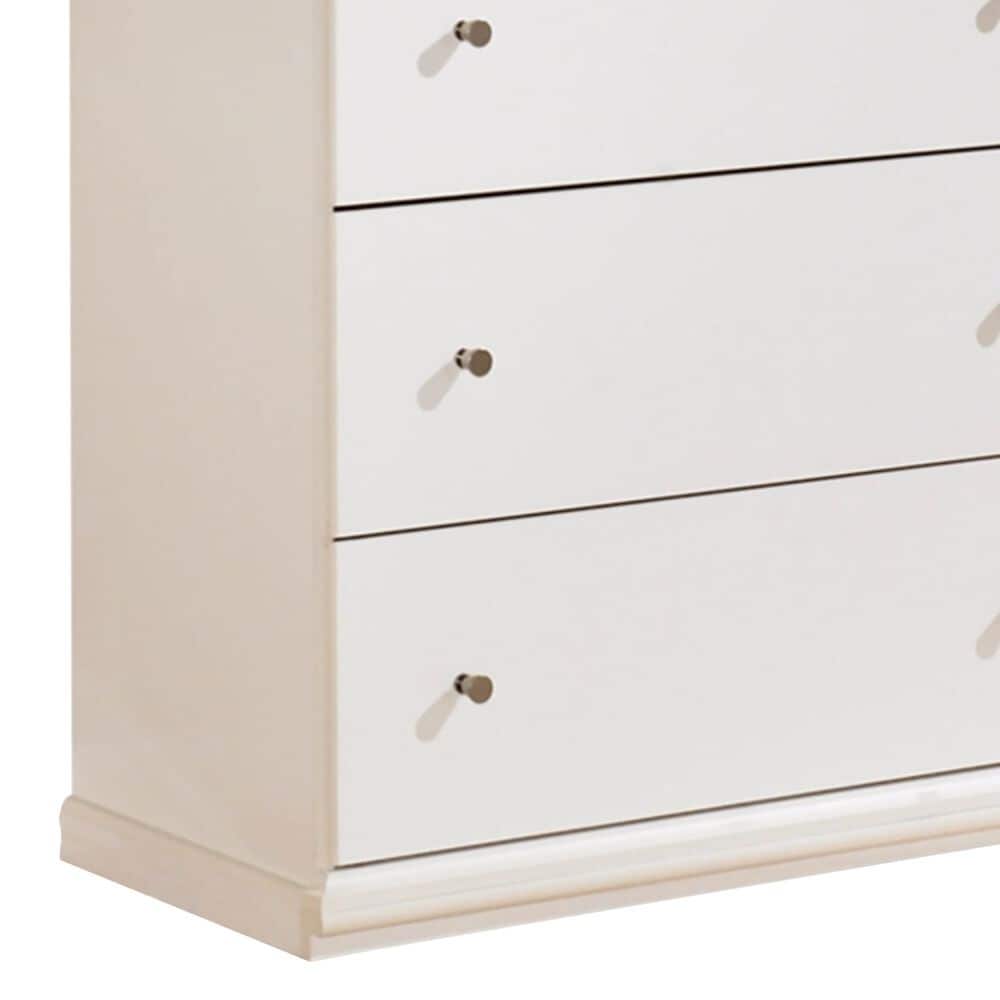 Ashley Bostwick Shoals 5-Drawer Chest in White, , large