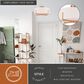 Vaxcel Surrey 4-Light Semi Flush Mount in Natural Brass, , large