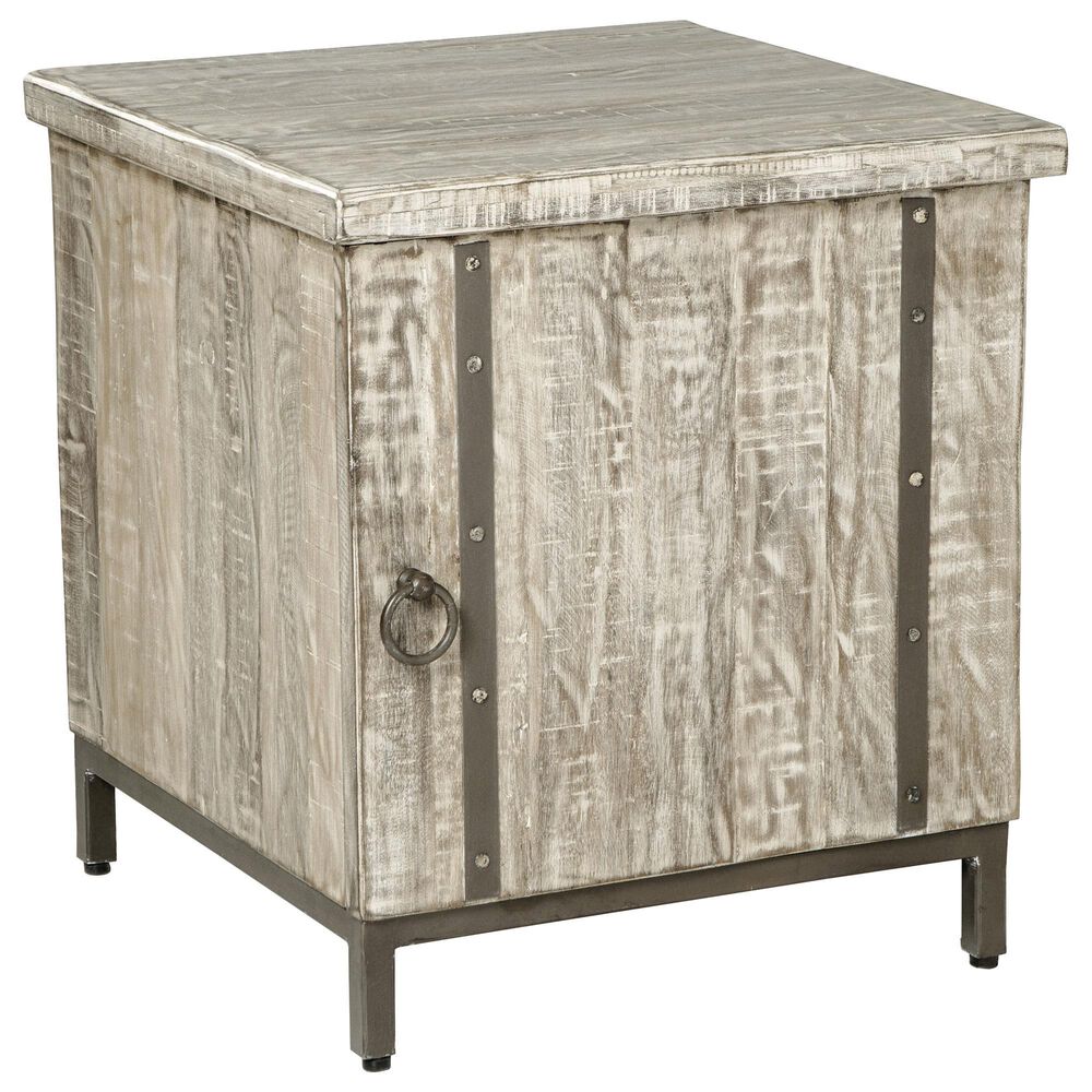Ashley Laddford Accent Cabinet in Antique Brown and Whitewash, , large
