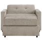 Steve Silver Convertible Sleeper Chair in Tan, , large