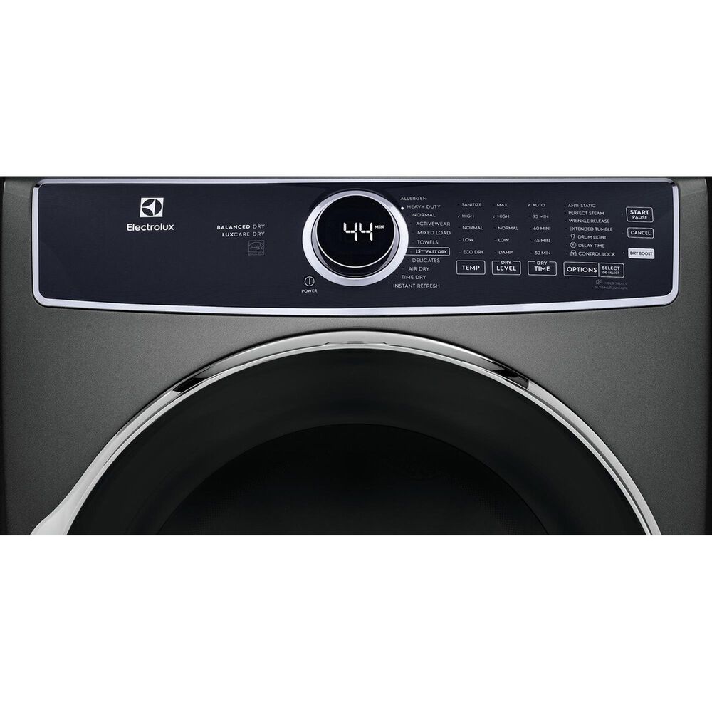 Electrolux 8 Cu. Ft. Front Load Electric Dryer with Balanced Dry in Titanium, , large