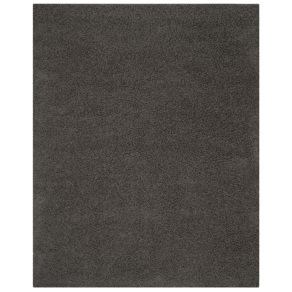 Safavieh Athens Shag SGA119C-10 10" x 14" Dark Grey Area Rug, , large