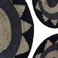 Maple and Jade 24" x 24" Bohemian Abstract Wall Decor in Black (Set of 3), , large