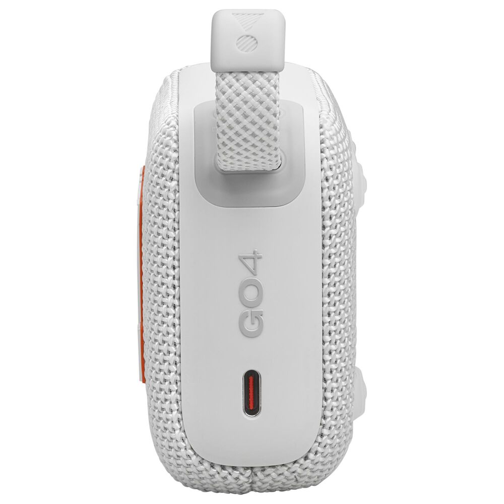 JBL Go 4 Portable Waterproof Bluetooth Speaker in White, , large