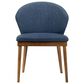 Blue River Arcadia and Juno 5-Piece 48" Dining Set with Blue Cushion in Walnut, , large