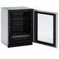 U-Line 4.9 Cu. Ft. Compact Refrigerator with Lock in Stainless Steel, , large