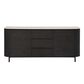 Monroe Edith-Skyler Buffet in Matte Beige and Matte Brown, , large