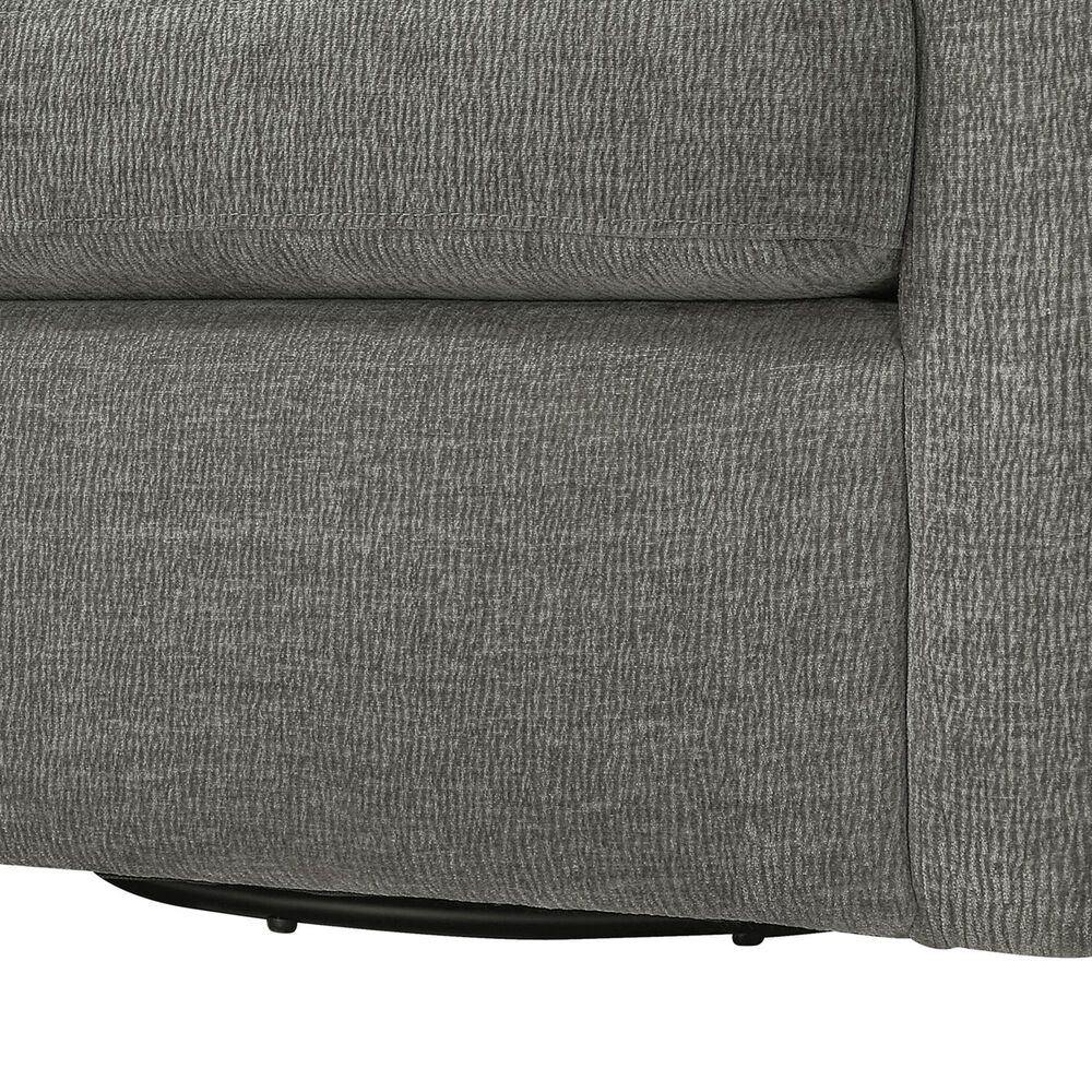 Hearth and Haven Sutton Swivel Chair in Gray, , large