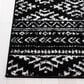 Safavieh Tulum TUL272 2" x 7" Black and Ivory Runner, , large