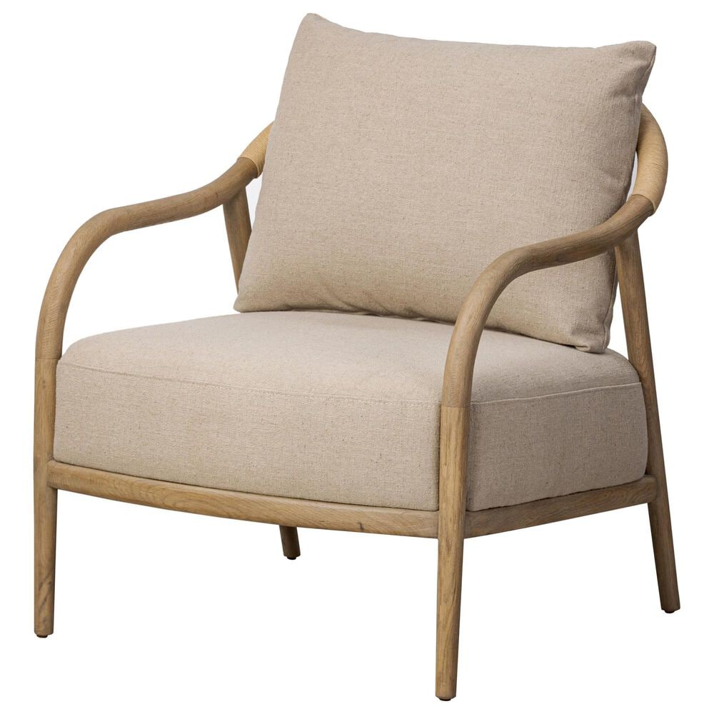 Four Hands Remi Arm Chair in Antwerp Taupe, , large