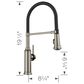 Blanco Empressa Semi-Pro Pull-Down Kitchen Sink Faucet in Satin Platinum, , large