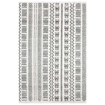 Novogratz Ferris FRR-2 5"3" x 7"2" Ivory Area Rug, , large