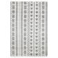 Novogratz Ferris FRR-2 5"3" x 7"2" Ivory Area Rug, , large
