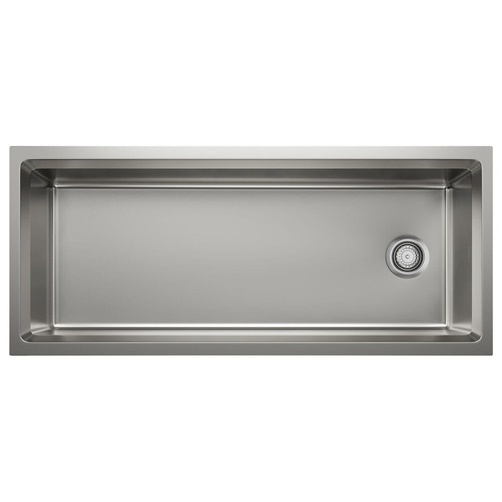 Blanco Inteos 45&quot; Undermount Single Bowl Kitchen Sink in Satin Brushed Stainless Steel, , large