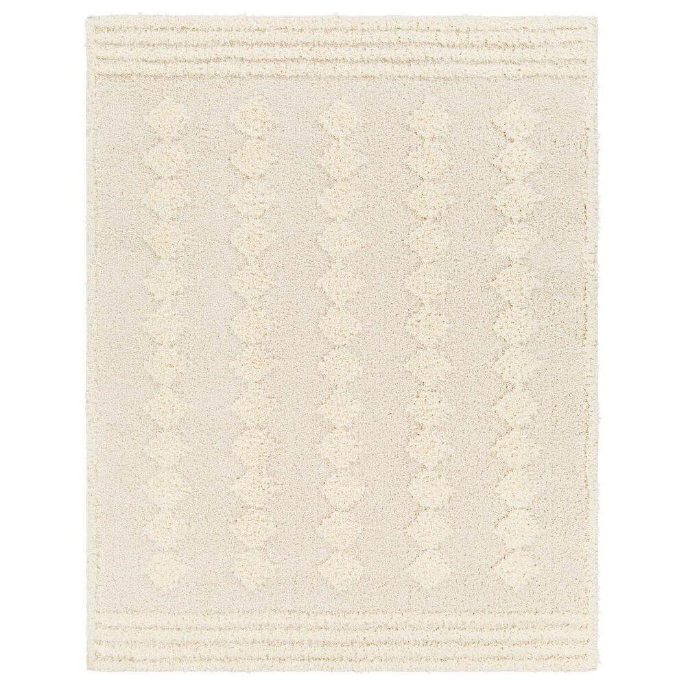 Surya Rodos RDO2319 5"3" x 7" Beige and White Area Rug, , large