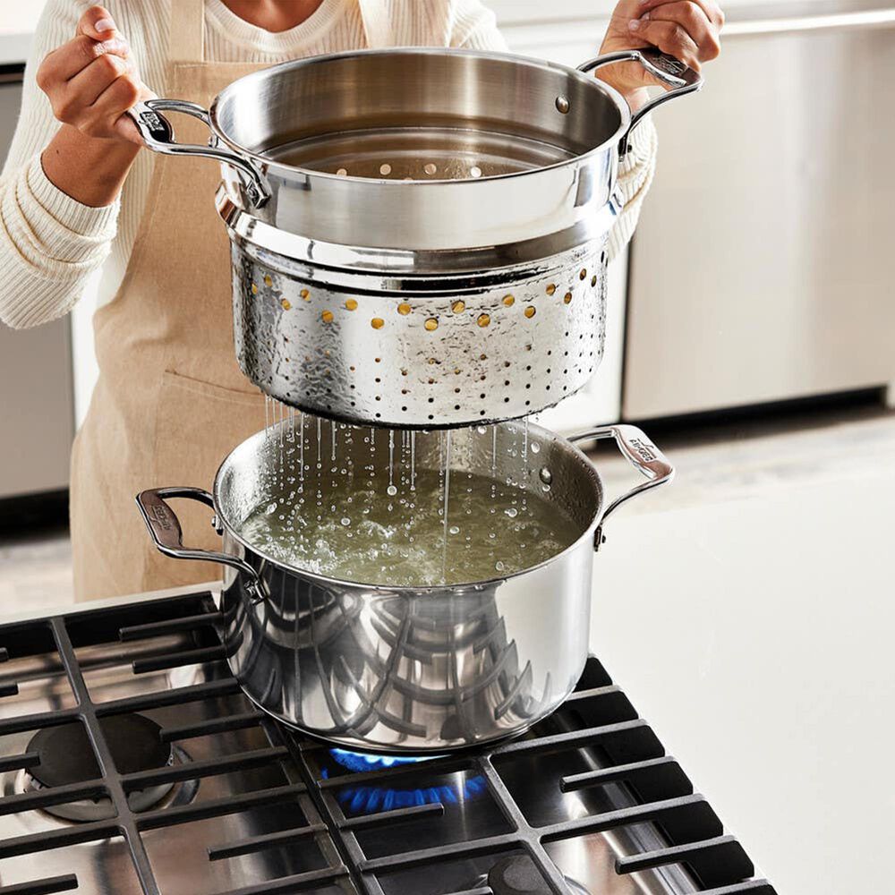 All-Clad Simply Strain 12-Quart Multipot with Insert in Stainless Steel, , large