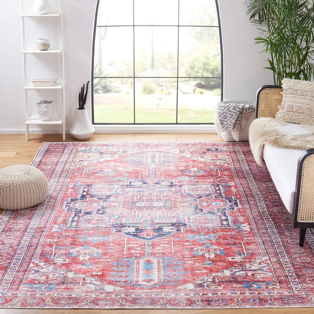 Safavieh Serapi 10&#39; x 14&#39; Red and Navy Area Rug, , large
