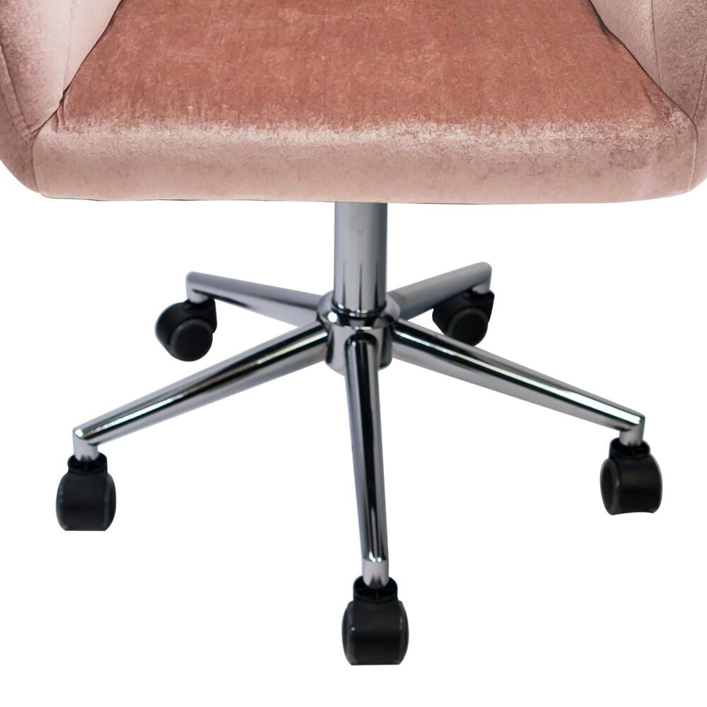 Impressions Vanity Brittney Tufted Vanity Chair in Pink, , large