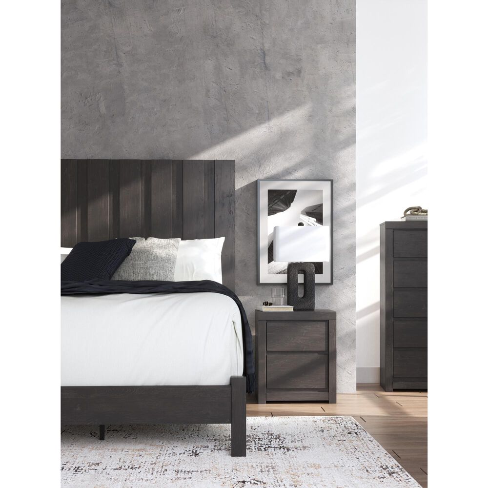 Ashley Fraluna Queen Panel Bed  in Charcoal, , large