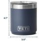 YETI Rambler 10 Oz Stackable Lowball 2.0 with MagSlider Lid in Tropical Pink, , large