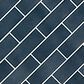 MS International Highland Park Bay Blue 4" x 12" Ceramic Tile, , large