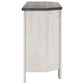 Ashley Dorrinson 48" Corner TV Stand in Antiqued White and Gray, , large
