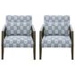 Fulton Home Arm Chair in Offshore Blue (Set of 2), , large