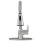 MS International Pull-Out Sprayer Kitchen Faucet with Deckplate in Polished Chrome, , large