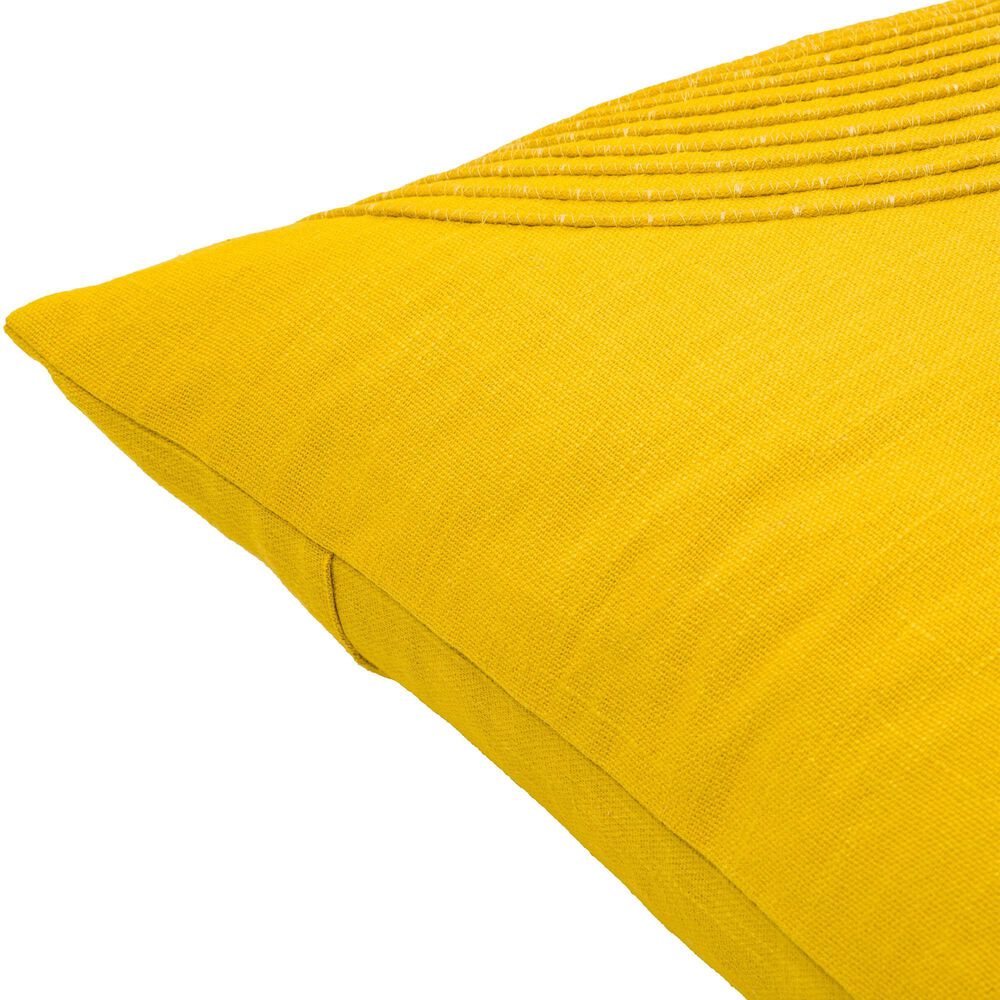 Surya Erlands 20&quot; Square Throw Pillow in Mustard, , large