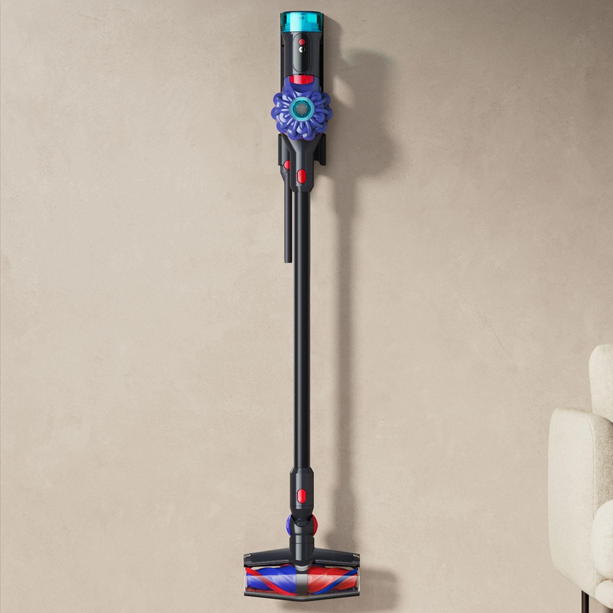 Dyson V10 Konical Cordless Vacuum in Black and Blue