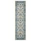 Kas Oriental Rugs Heritage Elegance 2"2" x 7"11" Ivory and Blue Runner, , large