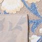Safavieh Sarasota 2"3" x 9" Navy and Brown Indoor/Outdoor Runner, , large